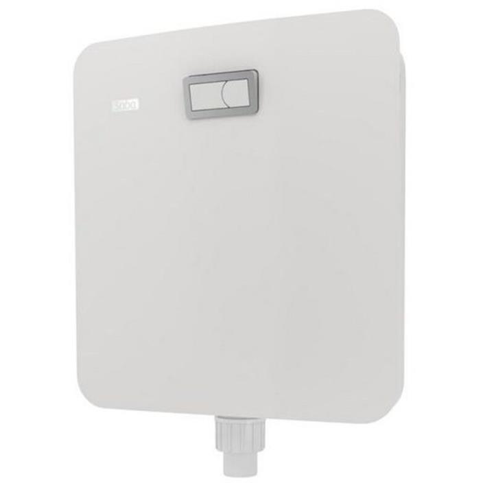 فلاشتانک فوق باریک صبا مدل اوشن رنگ سفید با دکمه کروم